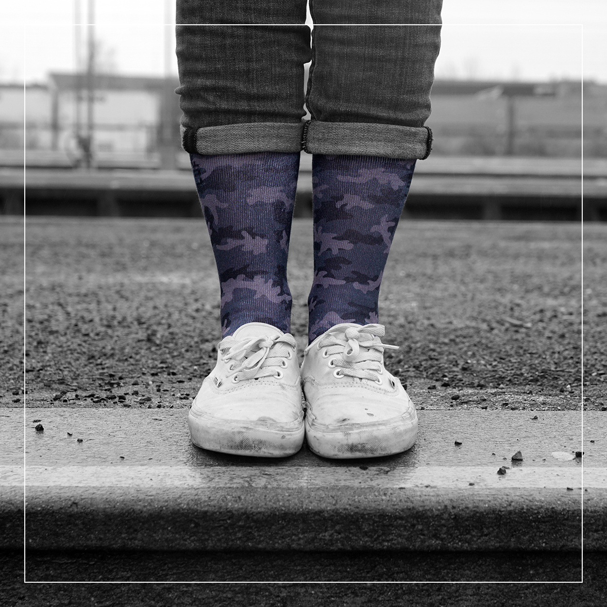 LUF SOX Classics Camo Ash