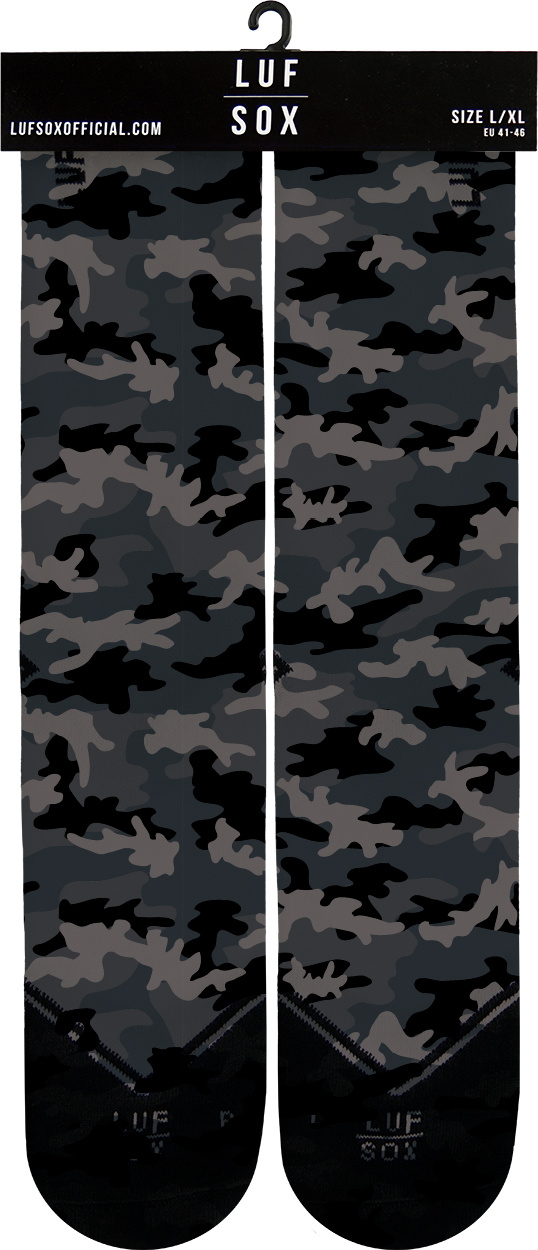 LUF SOX Classics Camo Ash S - XL