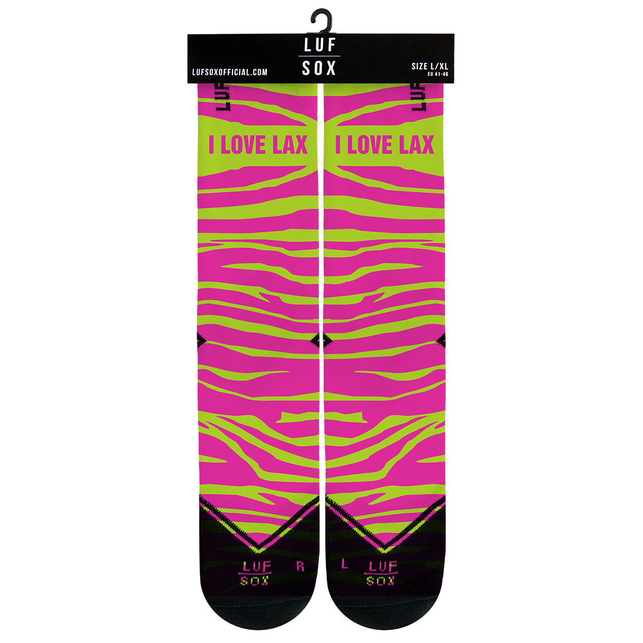 LUF SOX Classics Socken Pinky Zebra